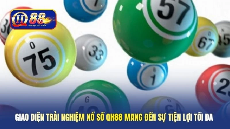 Giao diện trải nghiệm xổ số QH88 mang đến sự tiện lợi tối đa